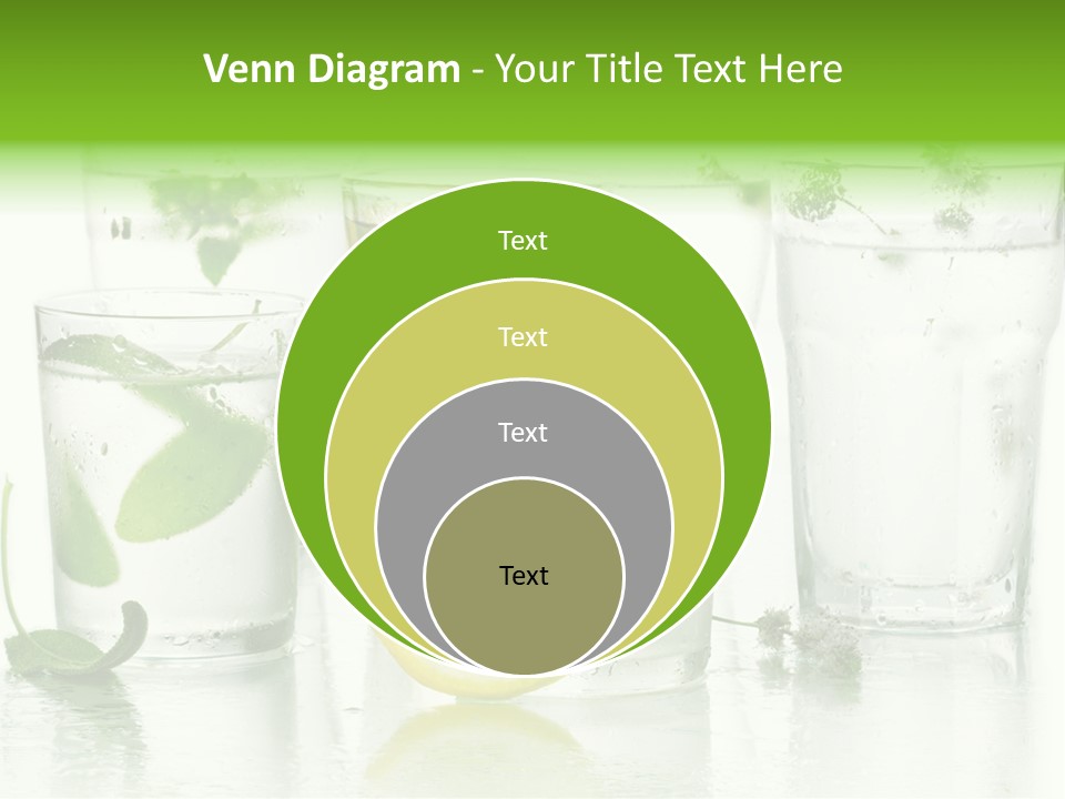 Healthy Crystal Tumbler PowerPoint Template
