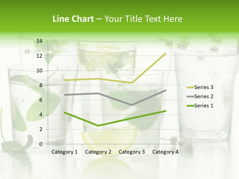 Healthy Crystal Tumbler PowerPoint Template