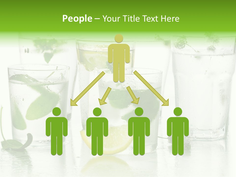 Healthy Crystal Tumbler PowerPoint Template