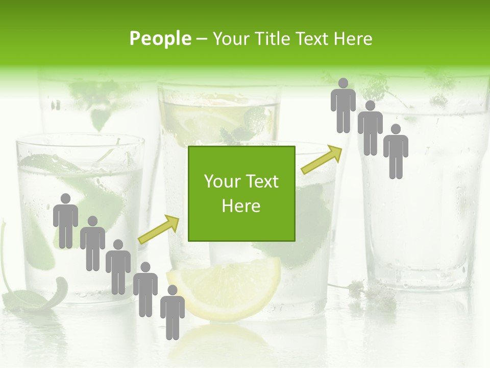 Healthy Crystal Tumbler PowerPoint Template