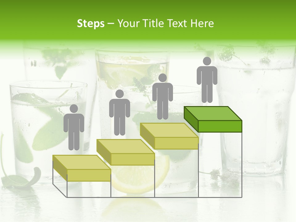 Healthy Crystal Tumbler PowerPoint Template