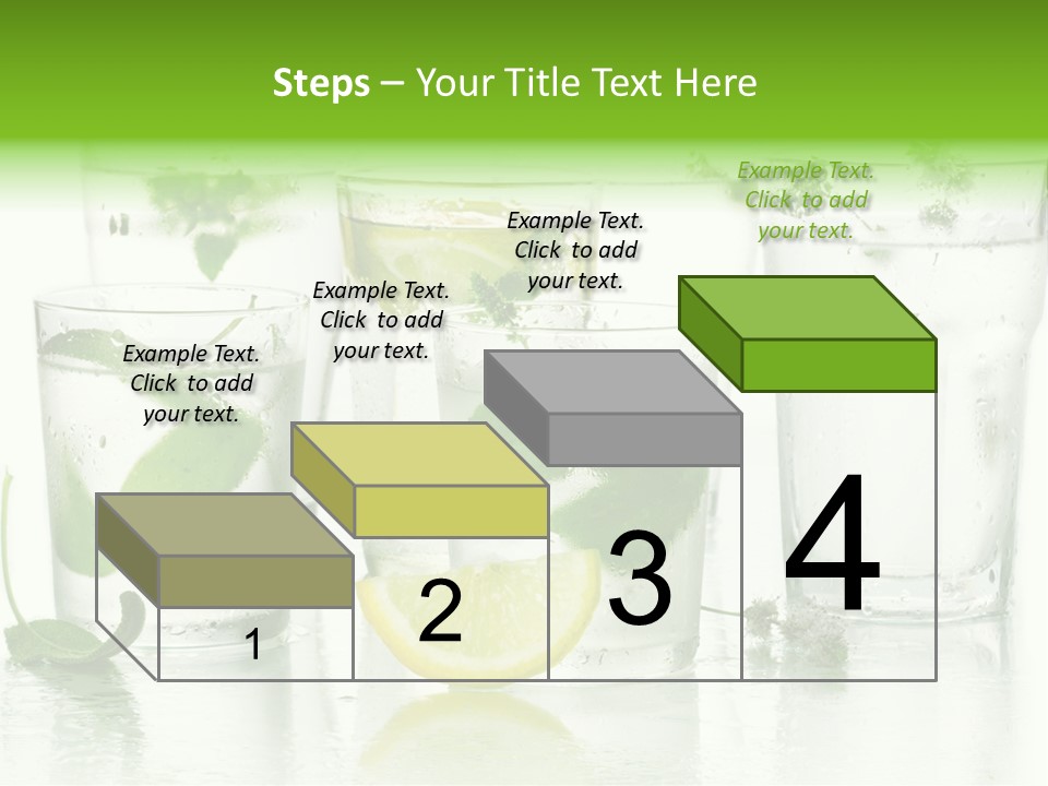 Healthy Crystal Tumbler PowerPoint Template
