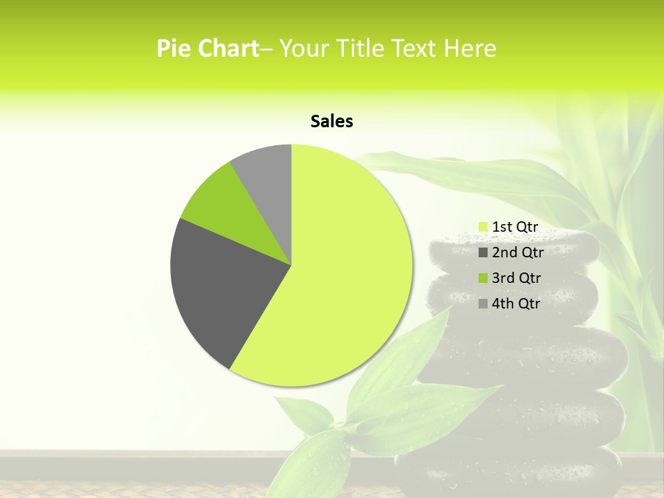 Copyspace Meditation Green PowerPoint Template