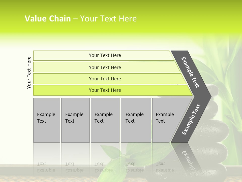 Copyspace Meditation Green PowerPoint Template