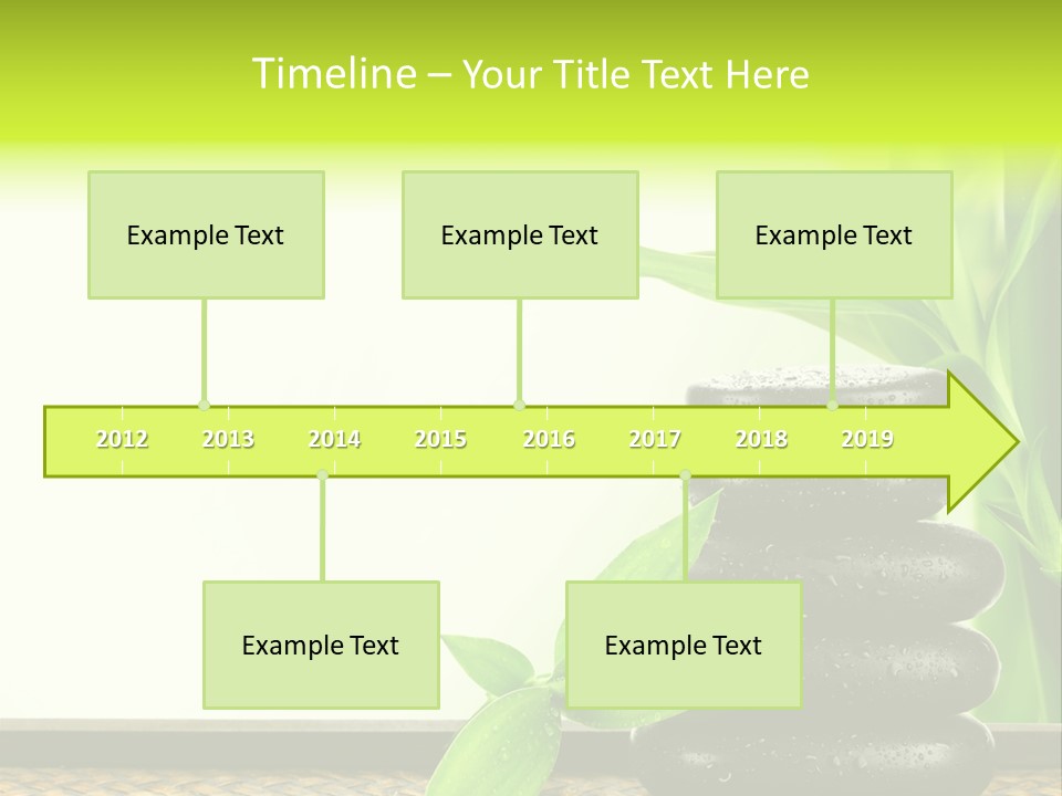 Copyspace Meditation Green PowerPoint Template