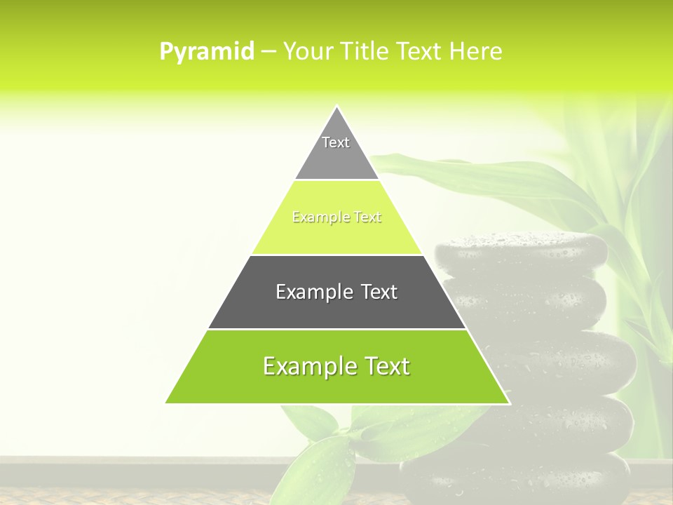 Copyspace Meditation Green PowerPoint Template