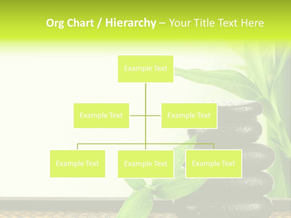 Copyspace Meditation Green PowerPoint Template