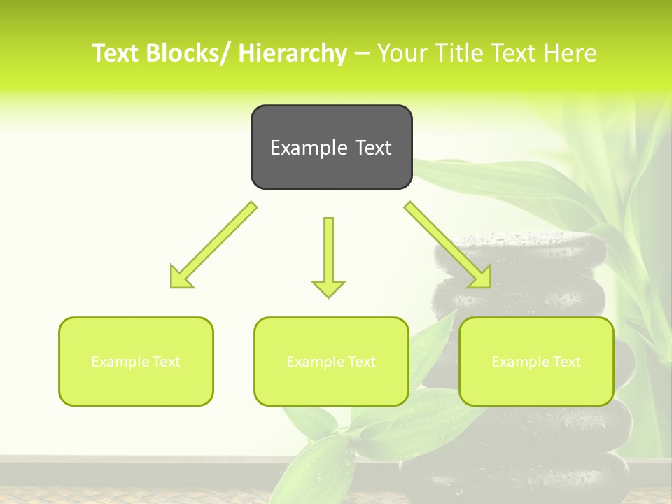 Copyspace Meditation Green PowerPoint Template