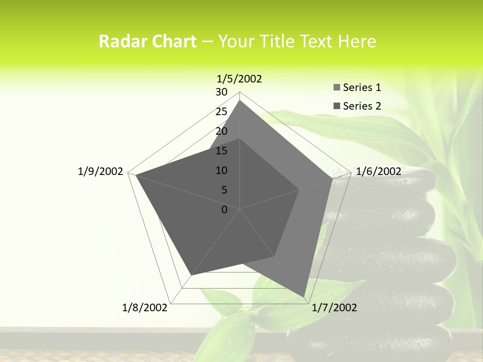 Copyspace Meditation Green PowerPoint Template