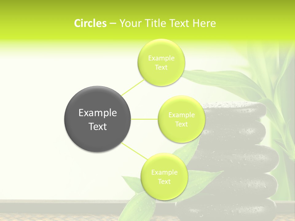 Copyspace Meditation Green PowerPoint Template