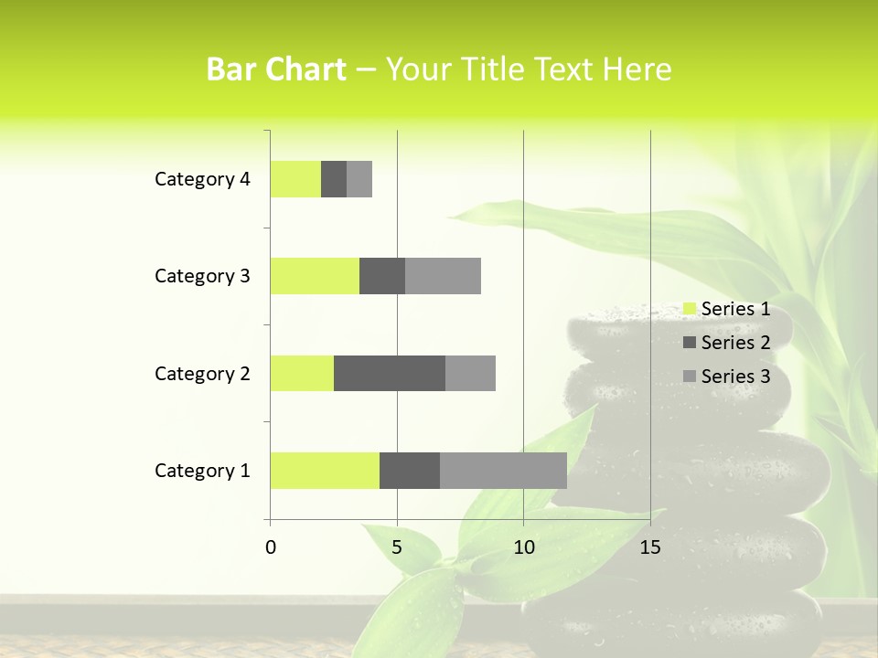 Copyspace Meditation Green PowerPoint Template