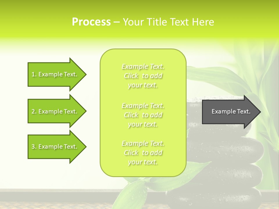 Copyspace Meditation Green PowerPoint Template