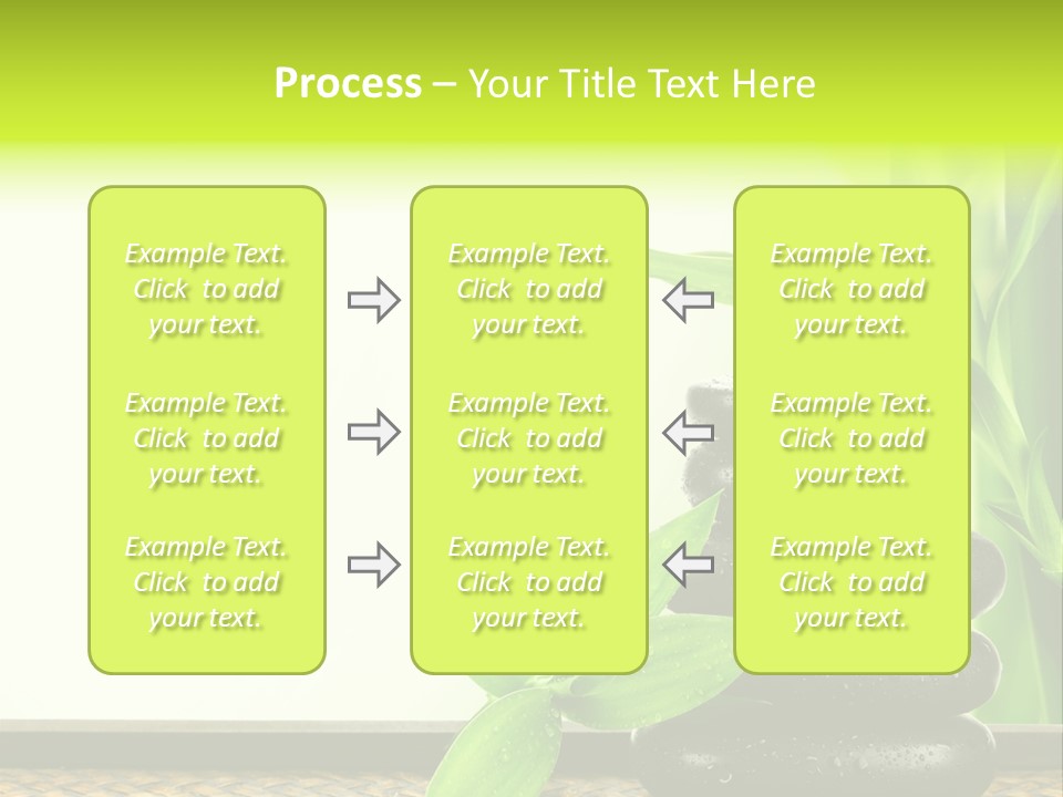 Copyspace Meditation Green PowerPoint Template