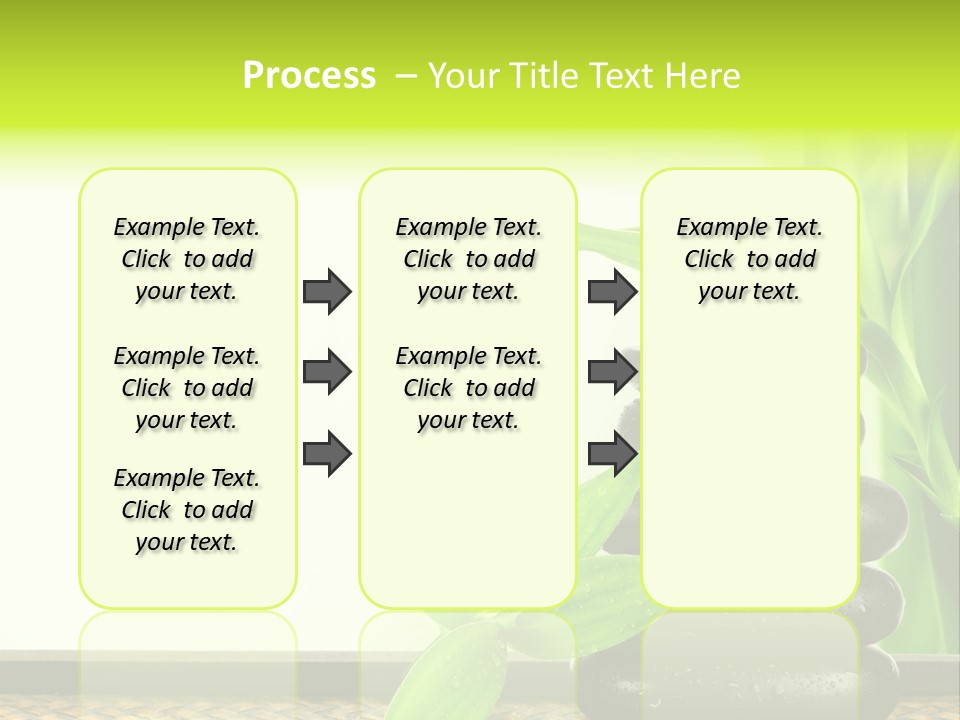 Copyspace Meditation Green PowerPoint Template