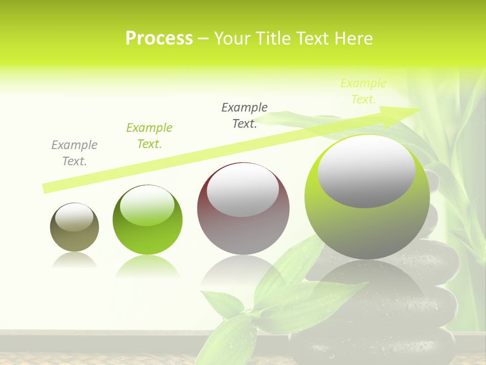 Copyspace Meditation Green PowerPoint Template