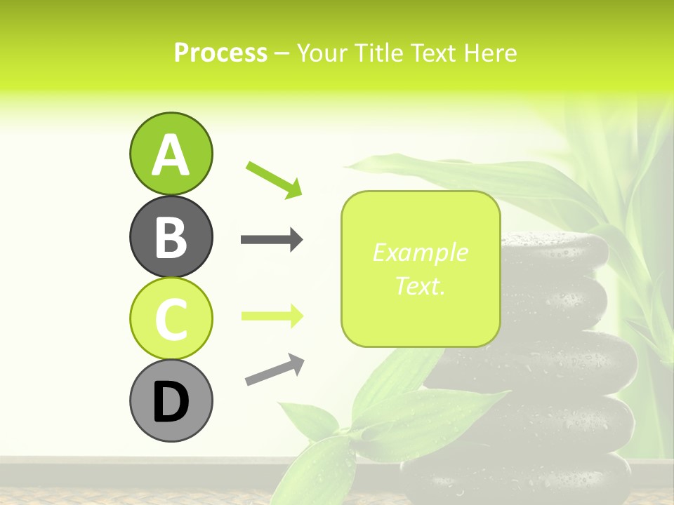 Copyspace Meditation Green PowerPoint Template