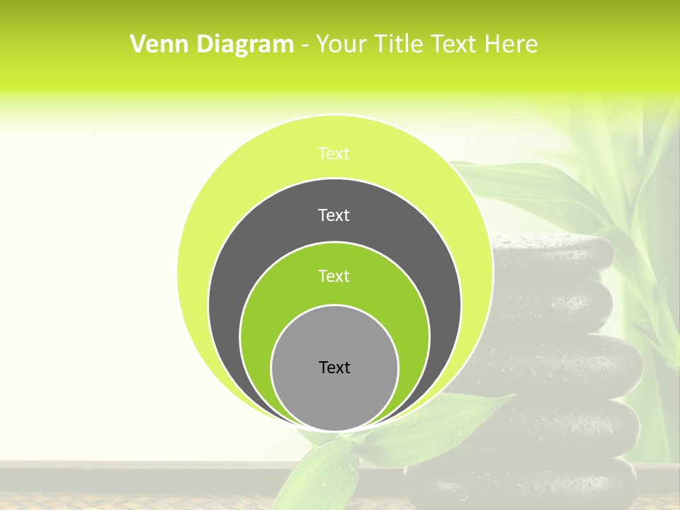 Copyspace Meditation Green PowerPoint Template