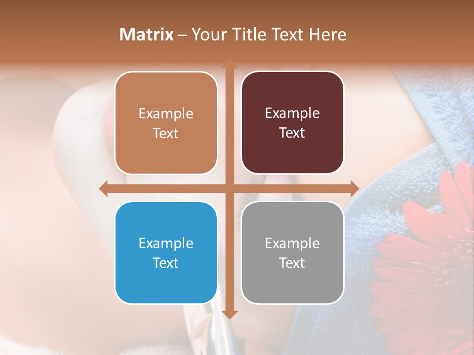 Woman Relax Clinical PowerPoint Template