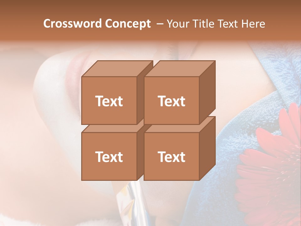 Woman Relax Clinical PowerPoint Template