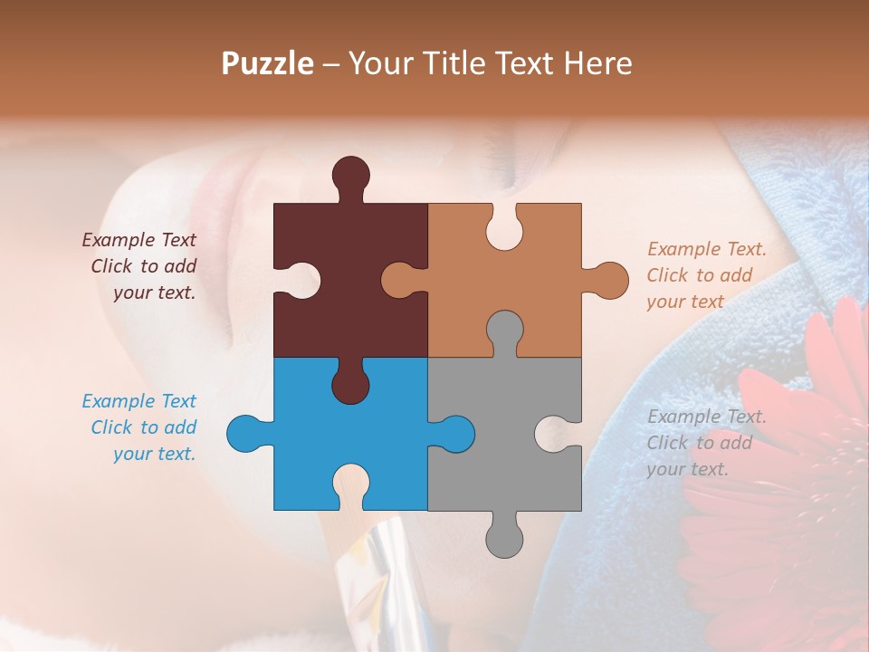 Woman Relax Clinical PowerPoint Template