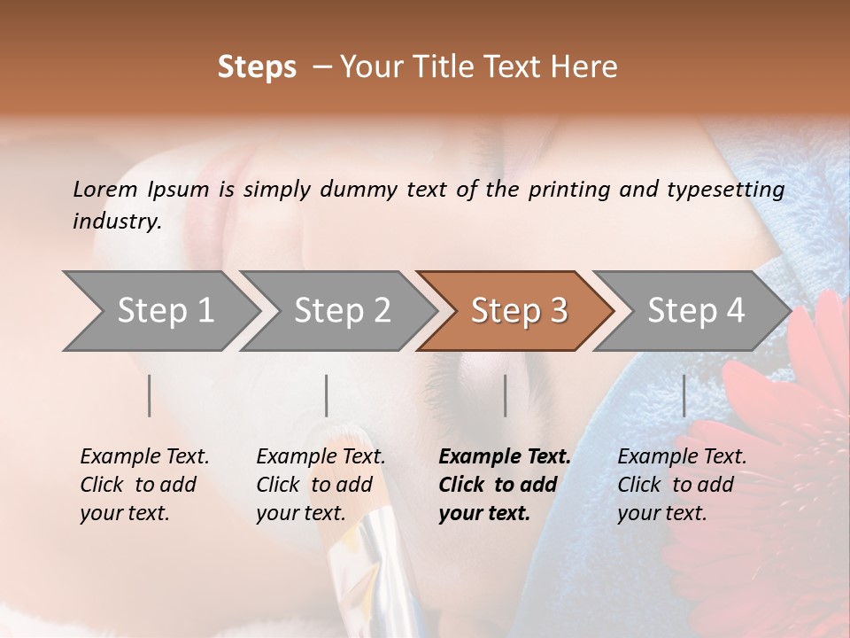Woman Relax Clinical PowerPoint Template