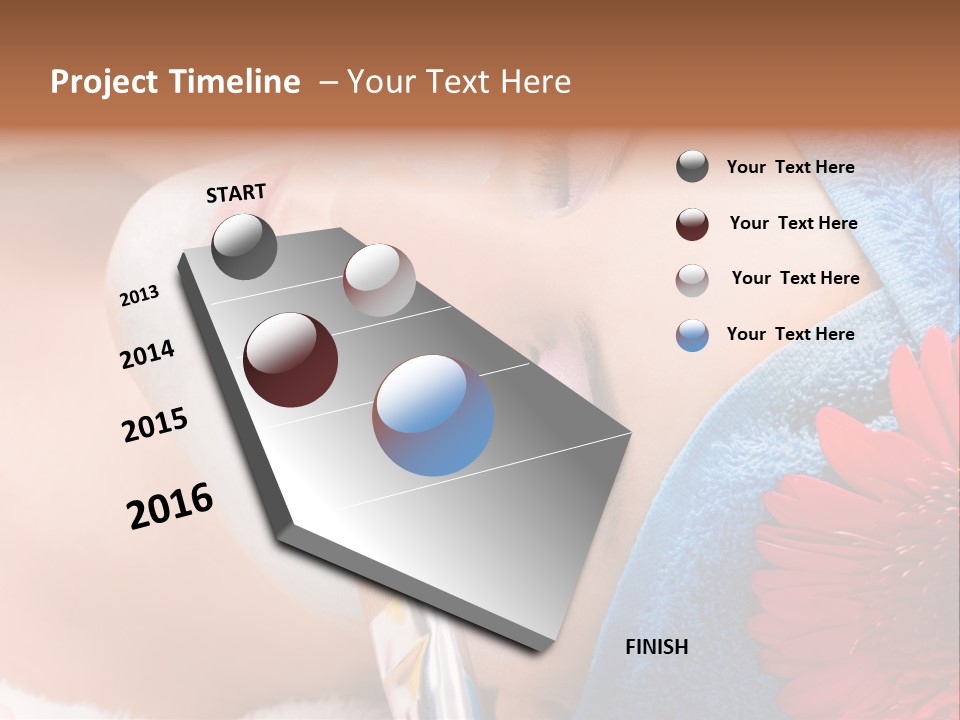 Woman Relax Clinical PowerPoint Template