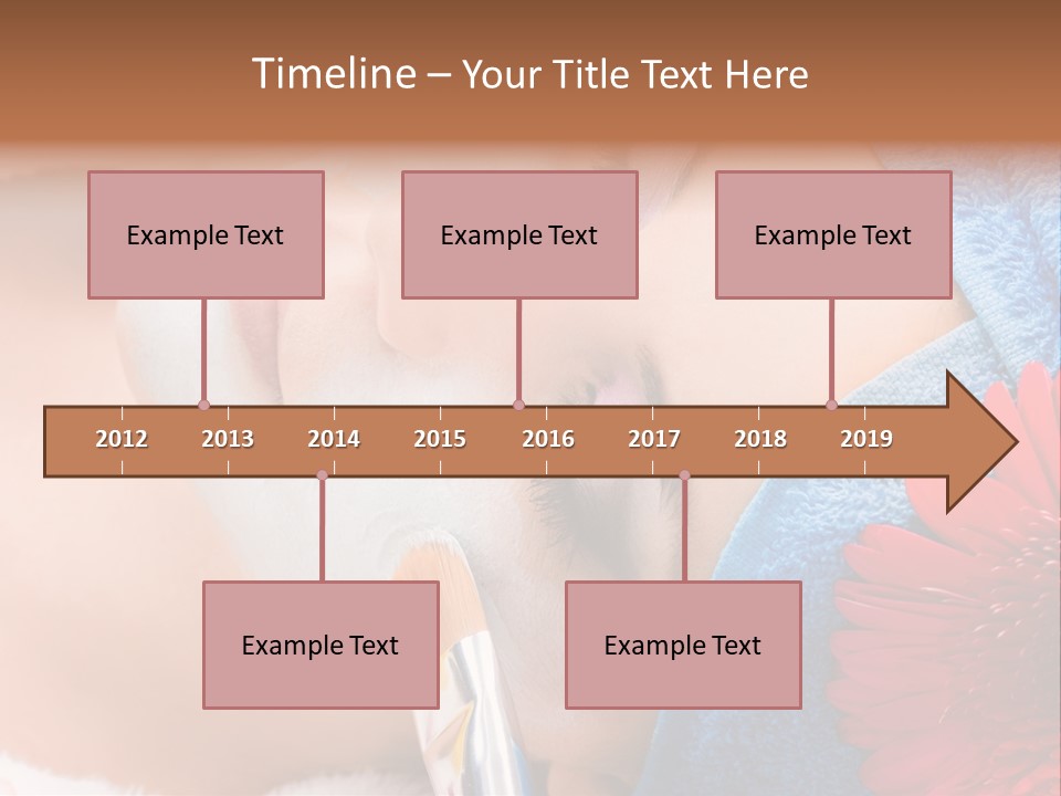Woman Relax Clinical PowerPoint Template