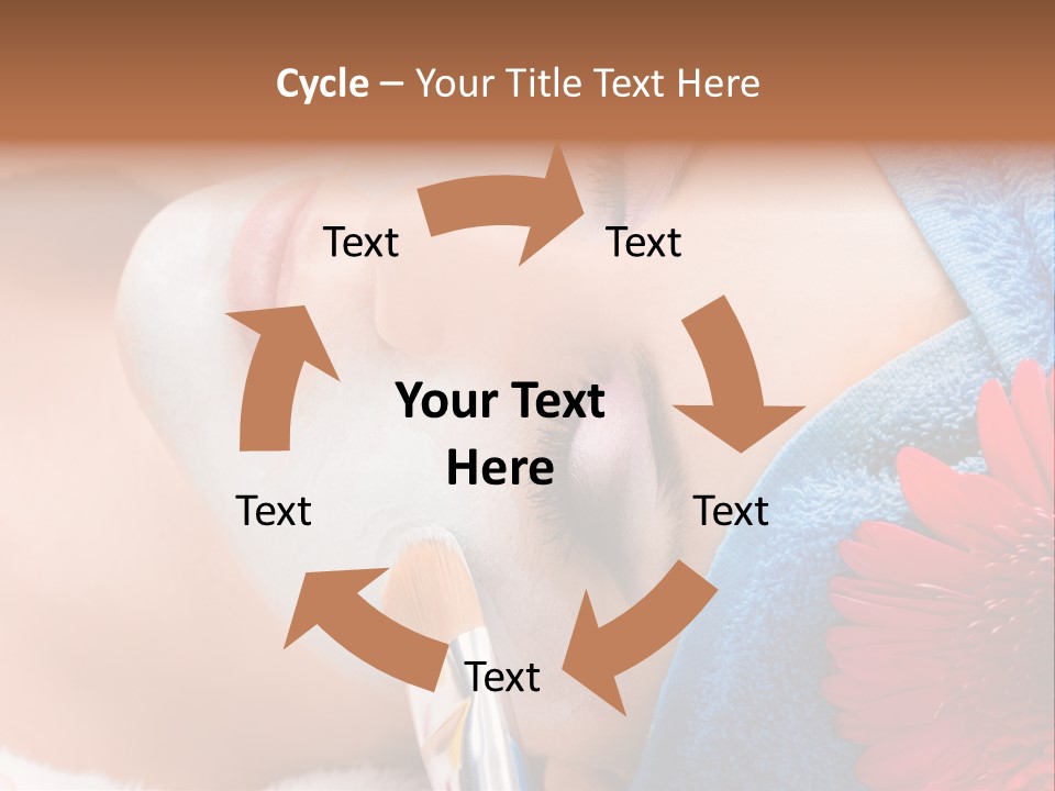 Woman Relax Clinical PowerPoint Template