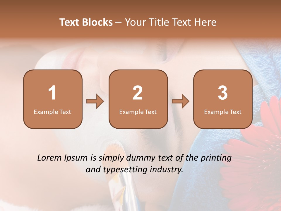Woman Relax Clinical PowerPoint Template
