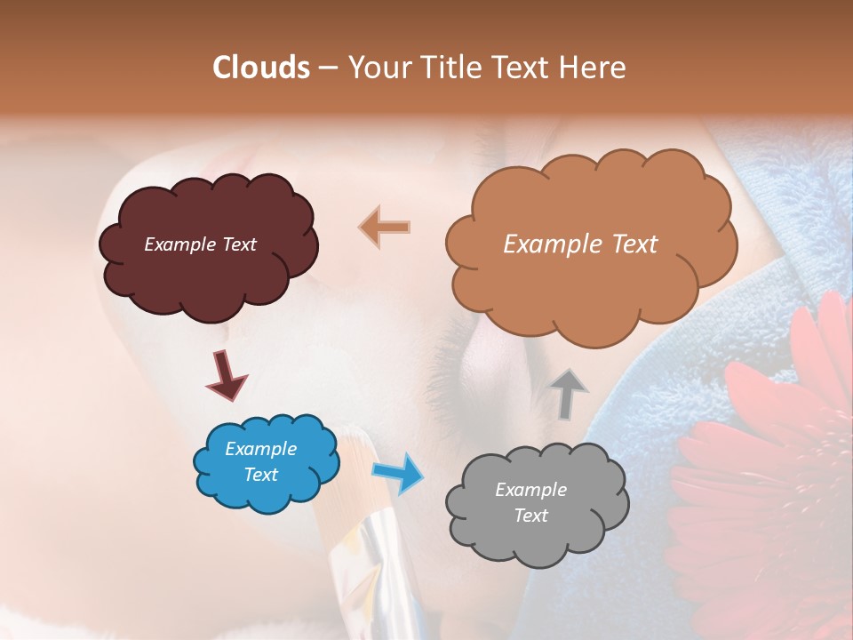 Woman Relax Clinical PowerPoint Template