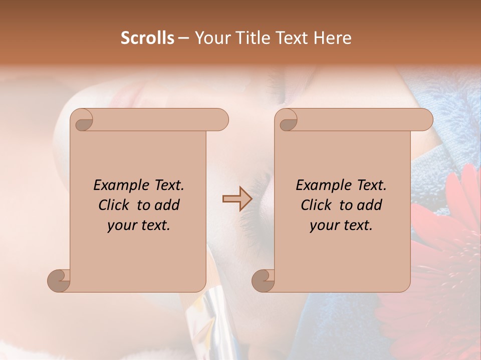 Woman Relax Clinical PowerPoint Template