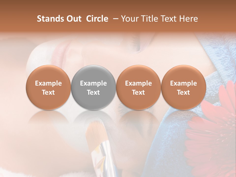 Woman Relax Clinical PowerPoint Template