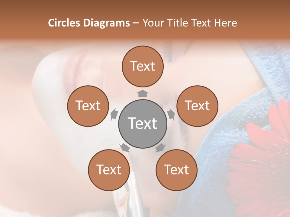 Woman Relax Clinical PowerPoint Template