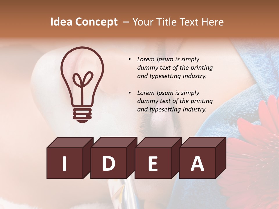 Woman Relax Clinical PowerPoint Template