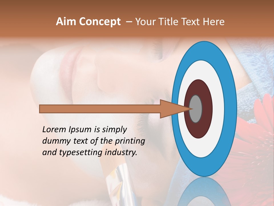 Woman Relax Clinical PowerPoint Template