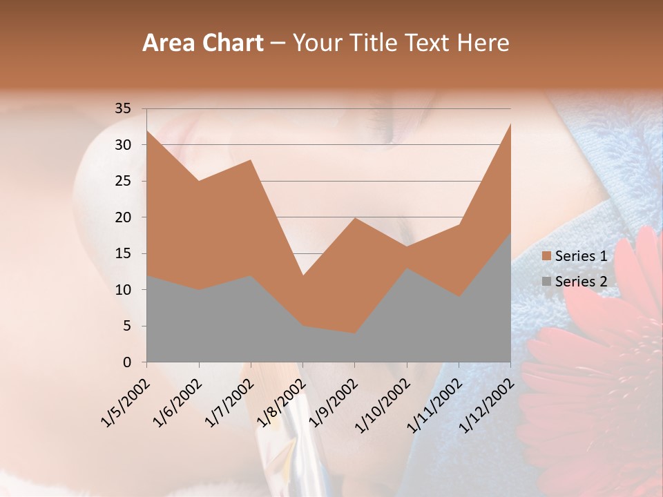 Woman Relax Clinical PowerPoint Template
