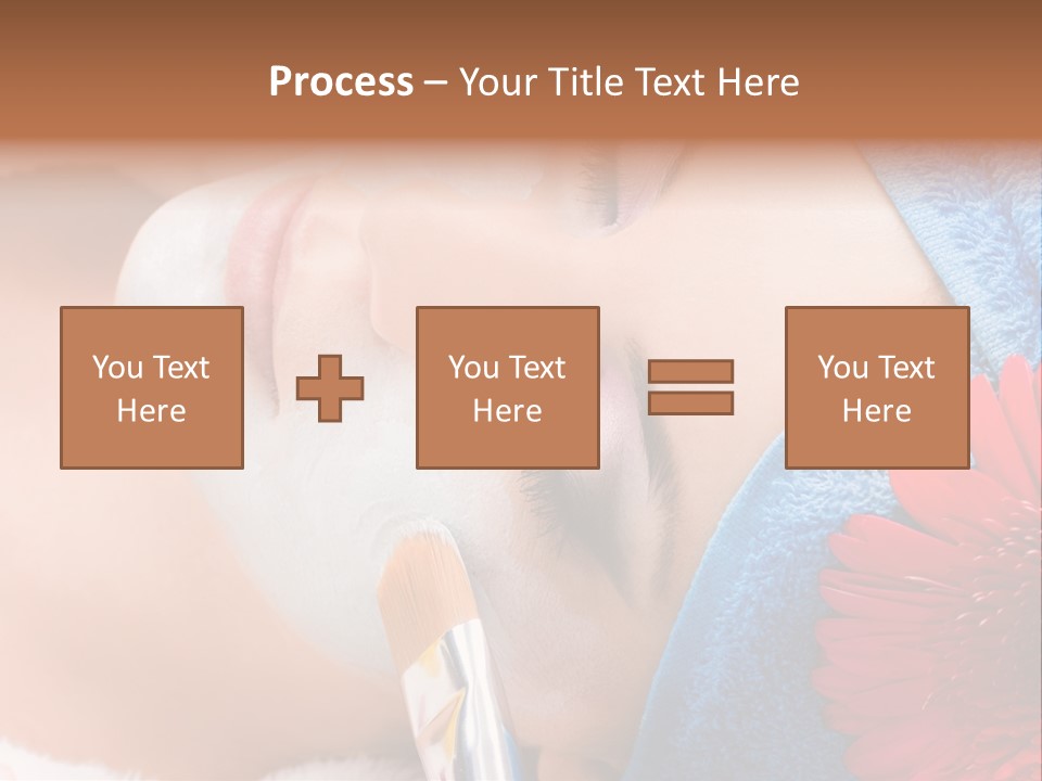 Woman Relax Clinical PowerPoint Template
