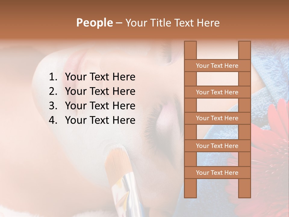 Woman Relax Clinical PowerPoint Template