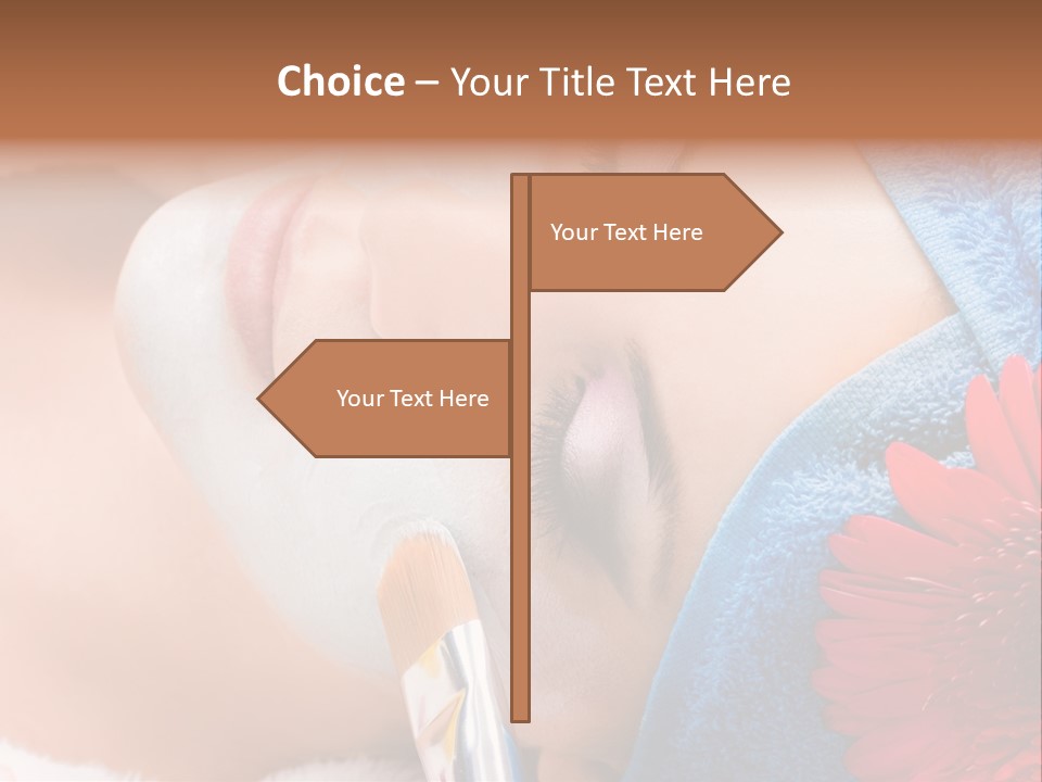 Woman Relax Clinical PowerPoint Template