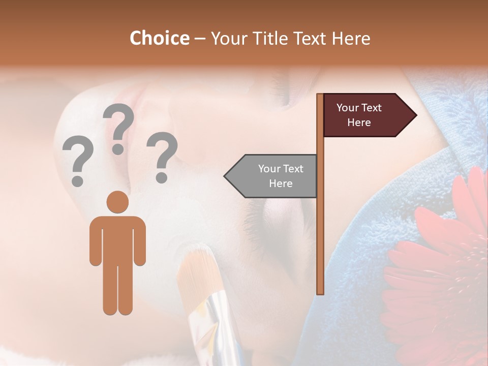 Woman Relax Clinical PowerPoint Template