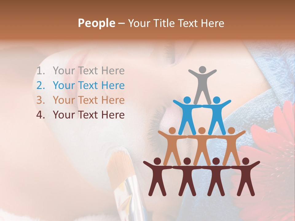 Woman Relax Clinical PowerPoint Template