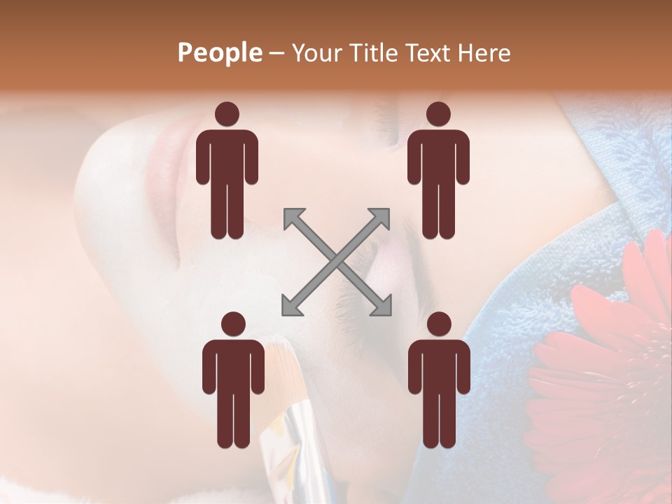 Woman Relax Clinical PowerPoint Template