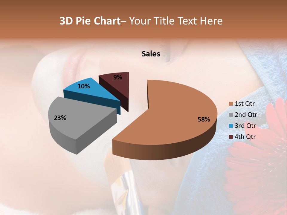 Woman Relax Clinical PowerPoint Template