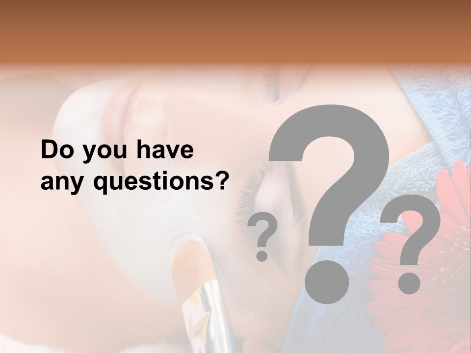 Woman Relax Clinical PowerPoint Template