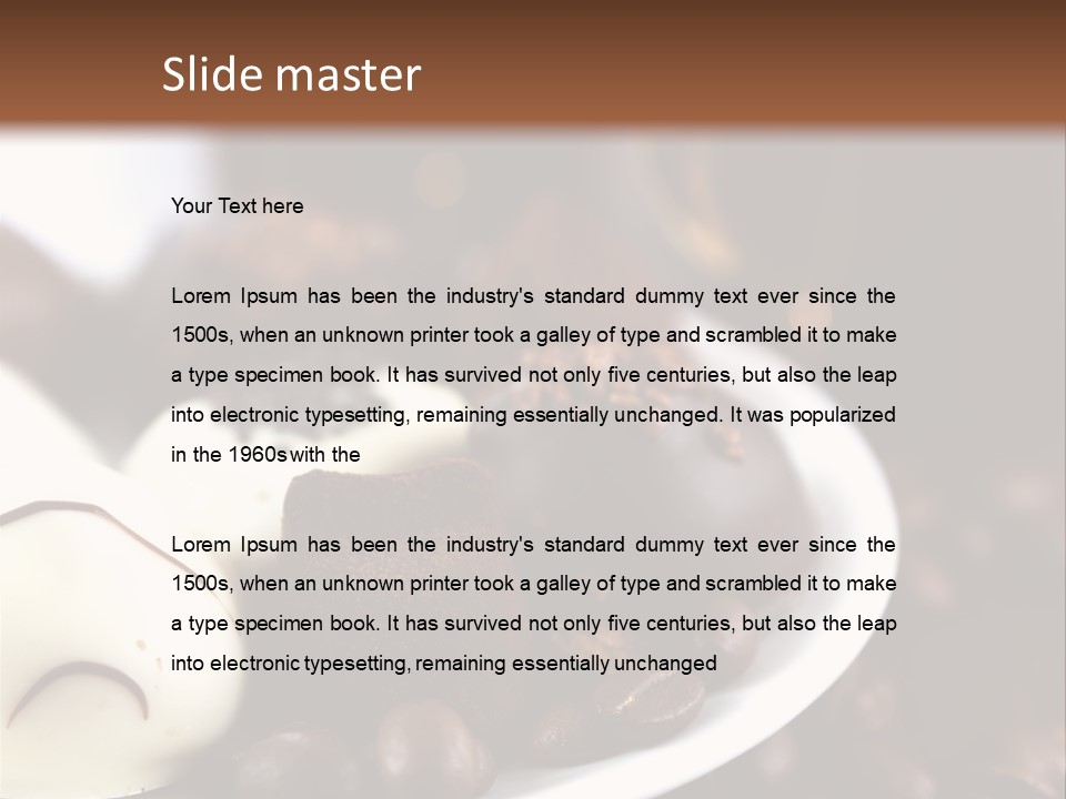 Dark Delicious Food PowerPoint Template