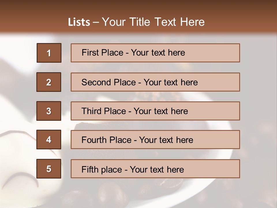 Dark Delicious Food PowerPoint Template