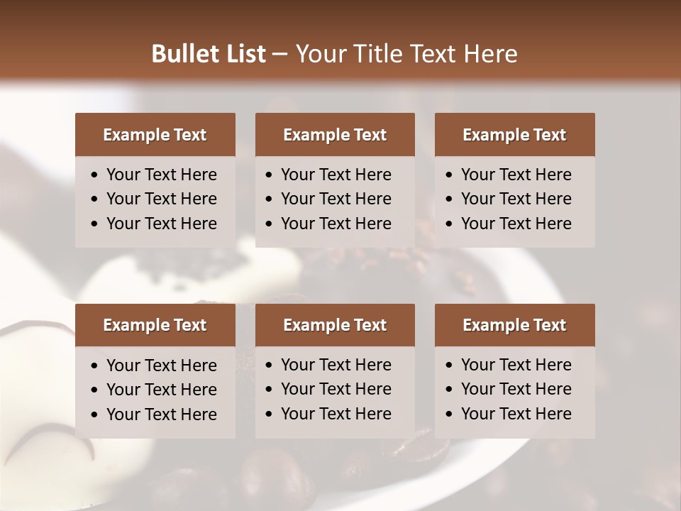 Dark Delicious Food PowerPoint Template