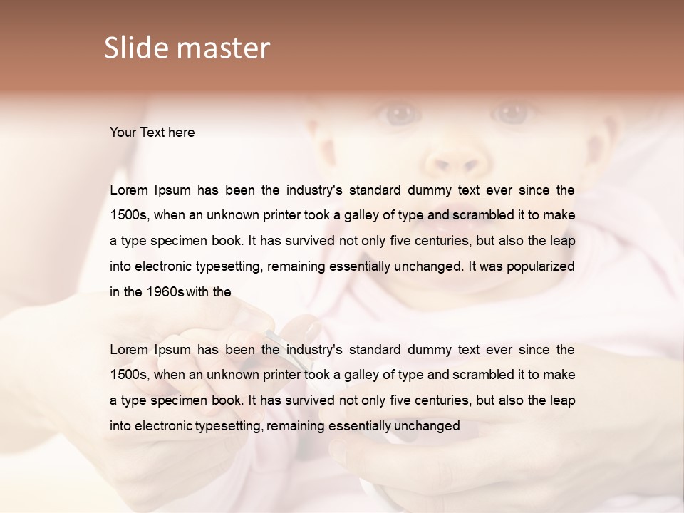 Child Girl Cultivating PowerPoint Template