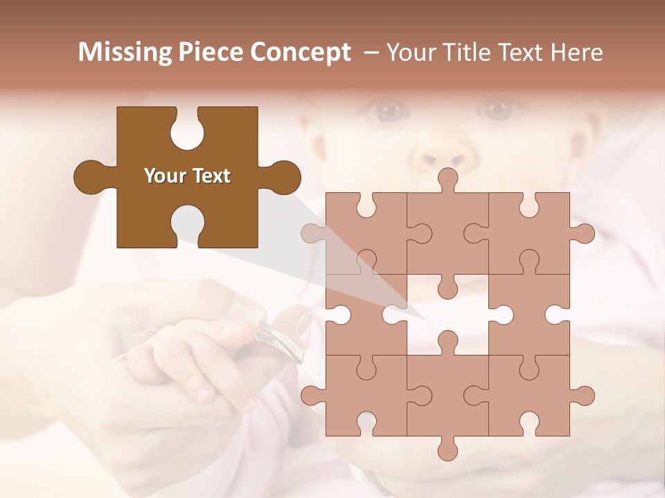 Child Girl Cultivating PowerPoint Template