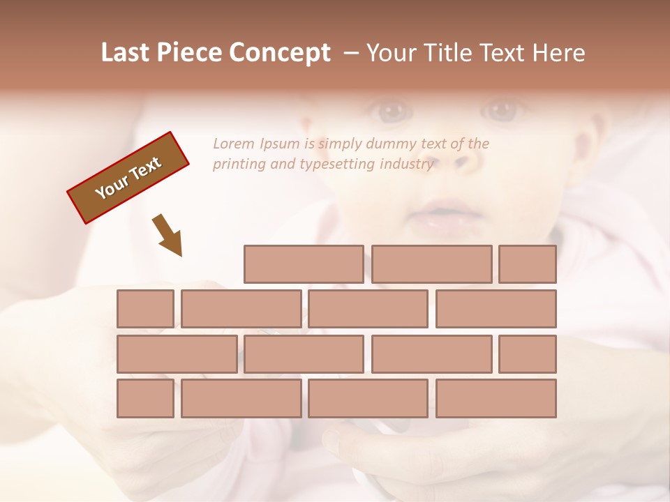 Child Girl Cultivating PowerPoint Template